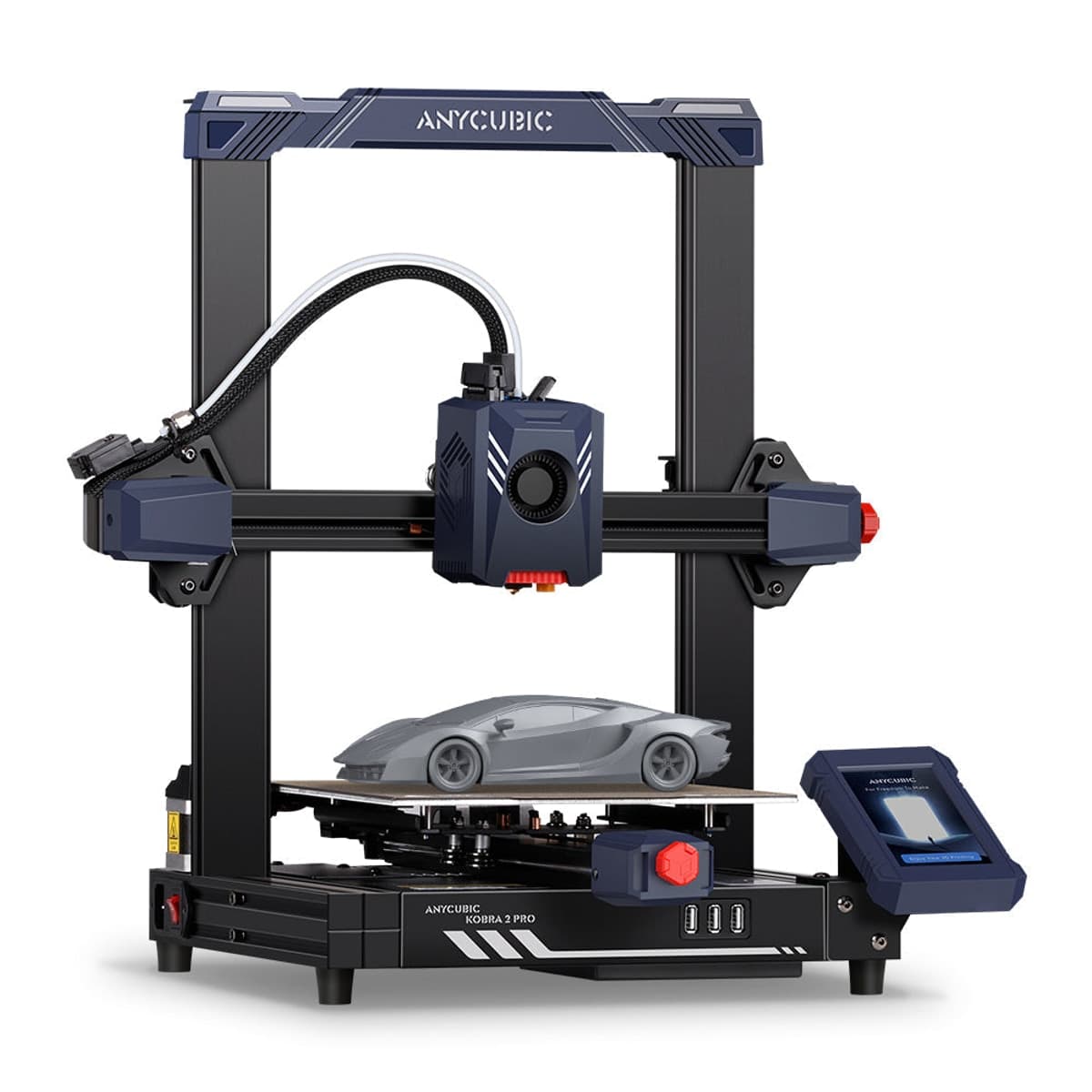 Anycubic Kobra 2 Pro с примером крупной модели