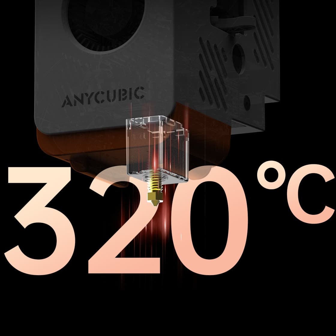 Быстросъемный хотэнд Kobra S1 с нагревом до 320 °C