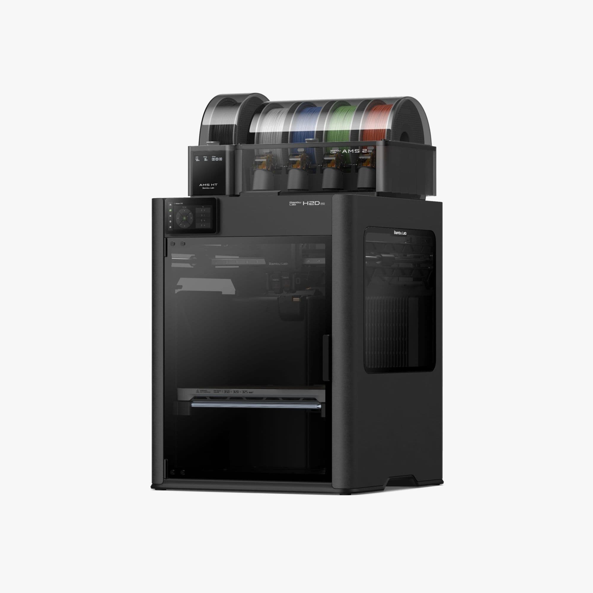 Bambu Lab H2D Pro с системами AMS 2 Pro и AMS HT