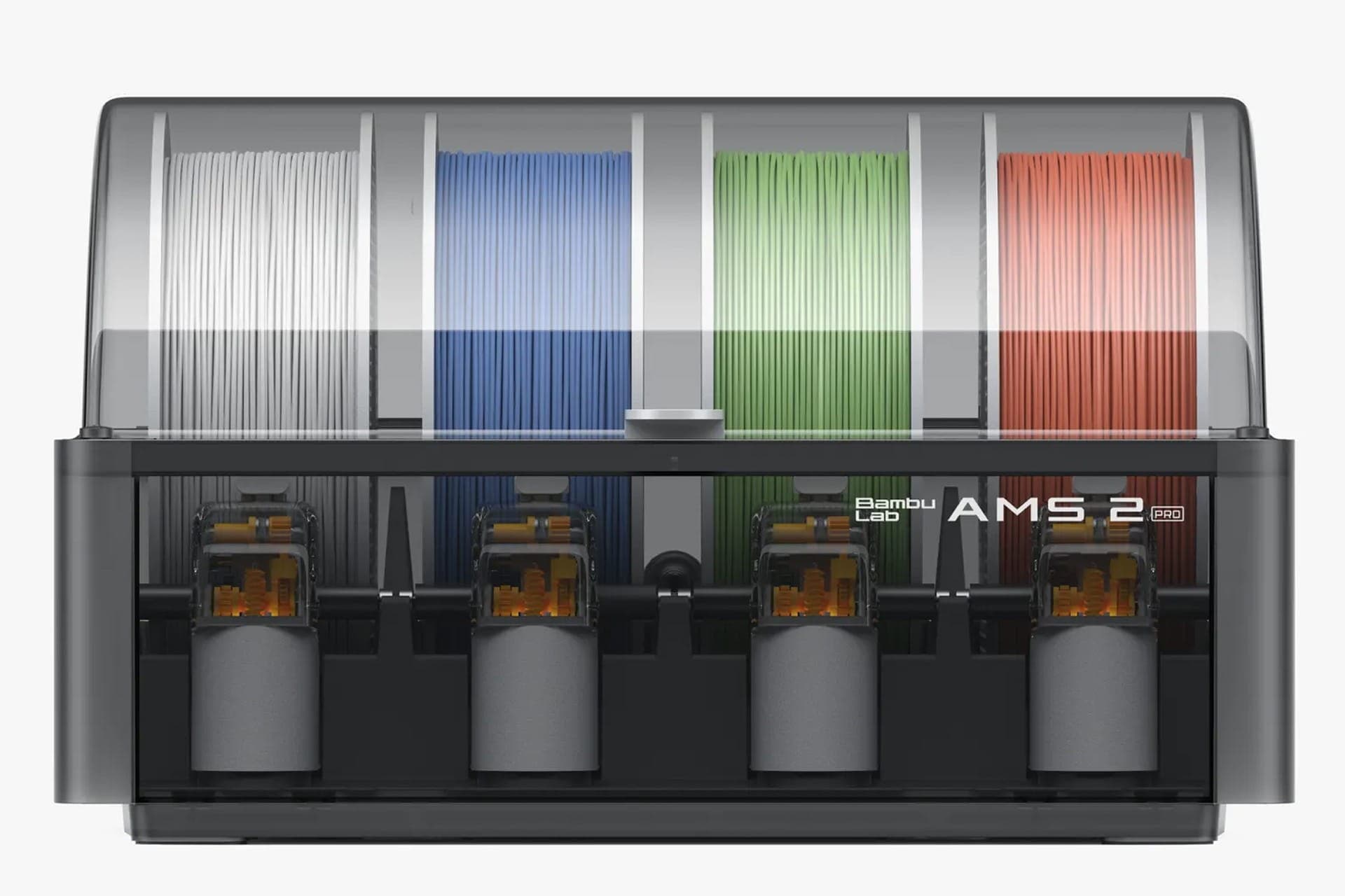 Система подачи Bambu Lab AMS 2 Pro на четыре катушки