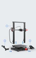 Сборка Creality Ender-3 Max Neo в три шага: портал, экран и держатель катушки