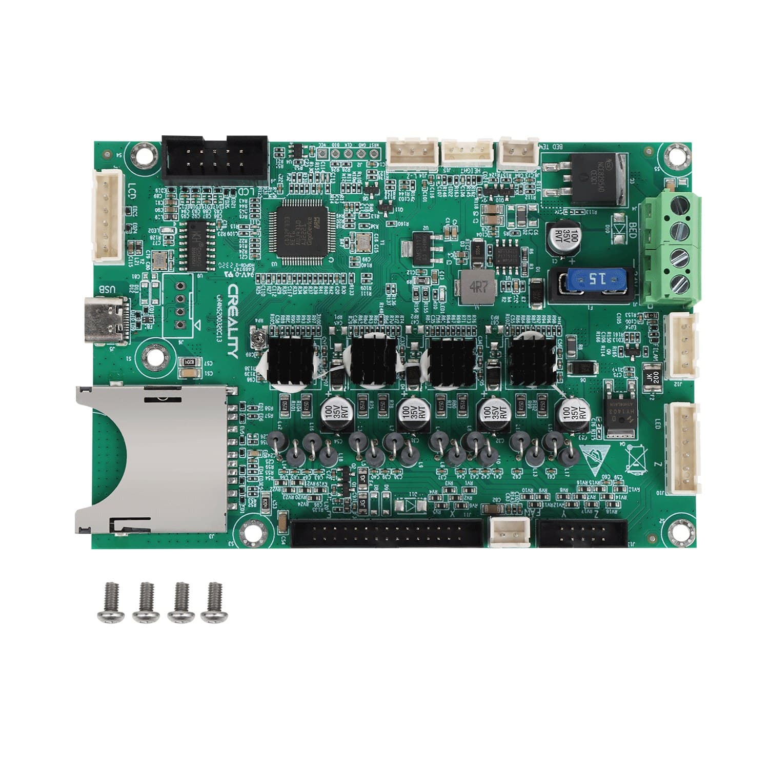 Материнская плата Creality Ender-3 V3 SE с крепежными винтами