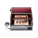 Лазерный гравер Creality Falcon2 Pro 22W в закрытом корпусе с красной защитной крышкой