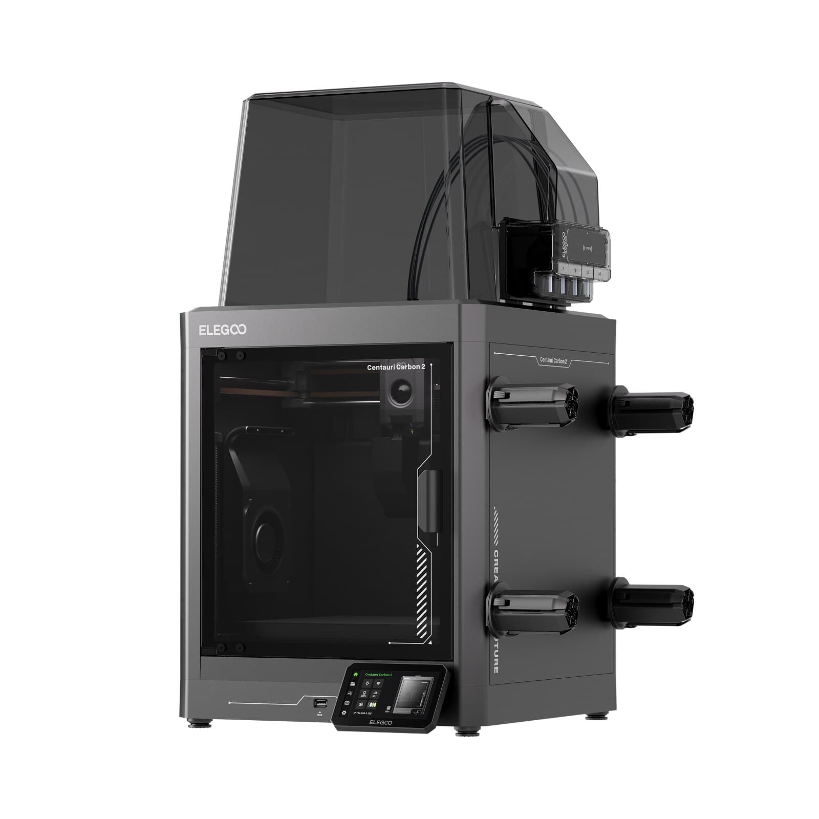 Elegoo Centauri Carbon 2 Combo в ракурсе три четверти