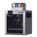 QIDI Max4 Combo в три четверти с напечатанной деталью в камере