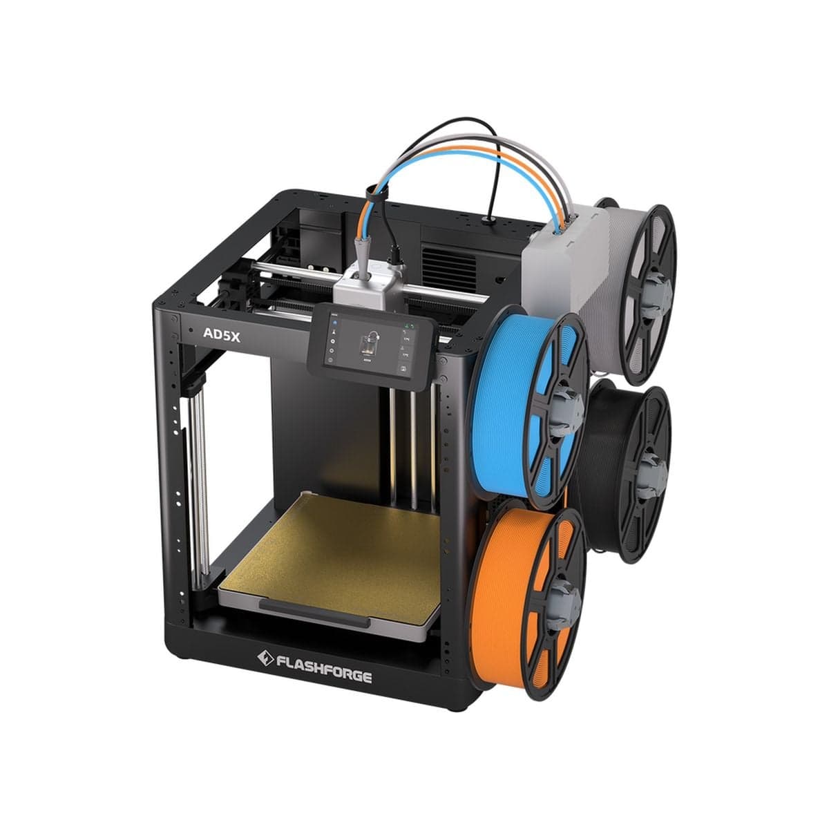 FlashForge Adventurer 5X — рабочая зона и экструдер