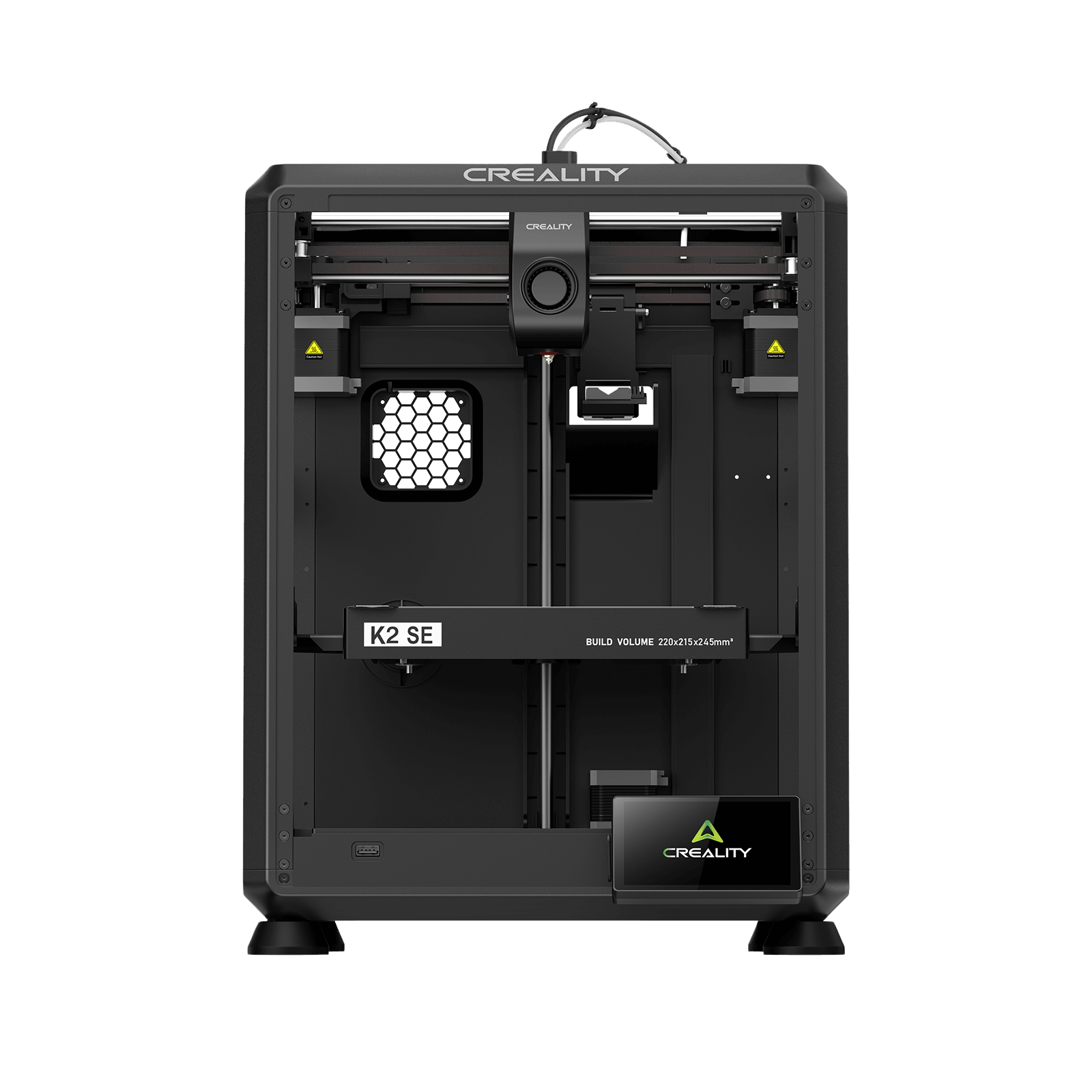 Creality K2 SE Combo, вид на принтер спереди