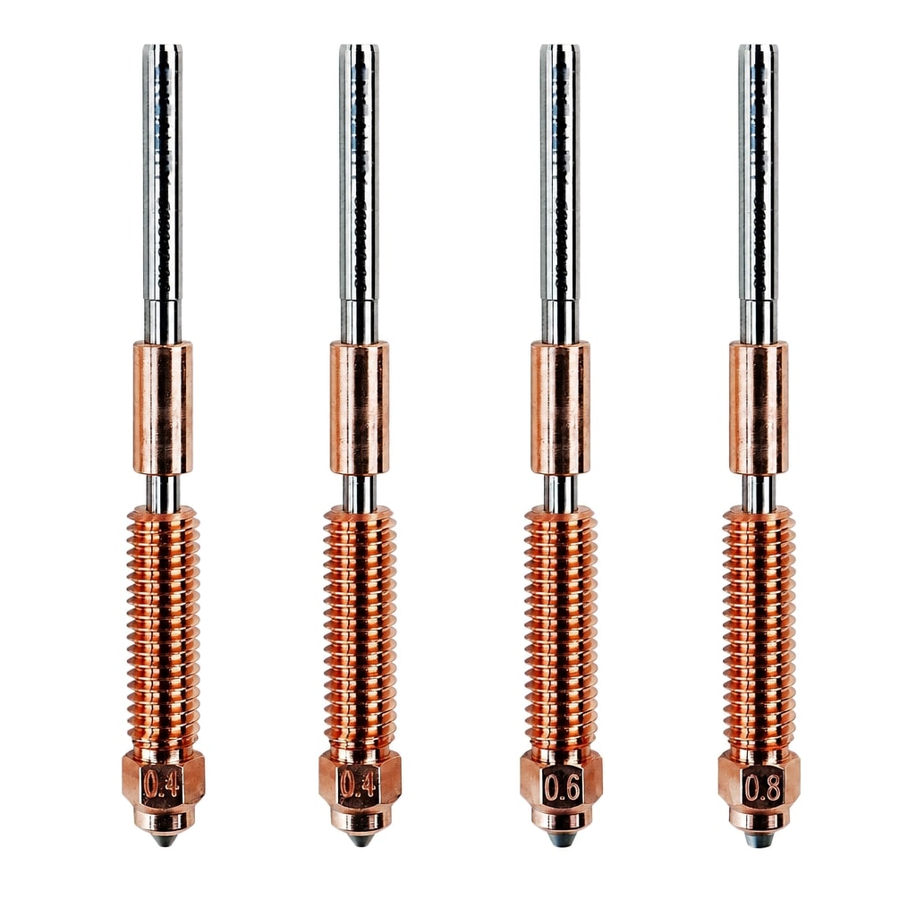 Сопла Creality K1/K1C 0.4 мм (латунь) — 5 шт