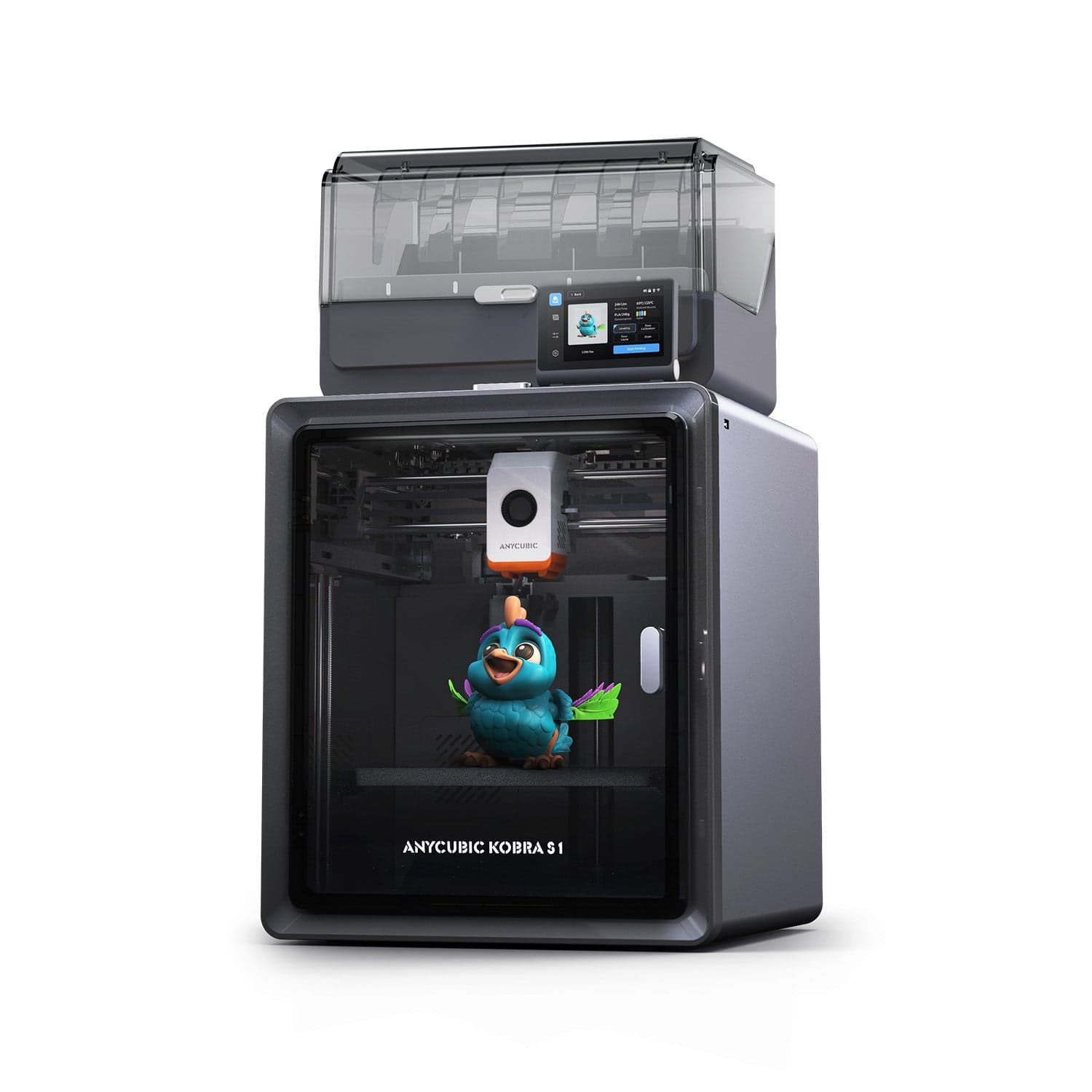 Anycubic Kobra S1 Combo с модулем ACE Pro, вид спереди