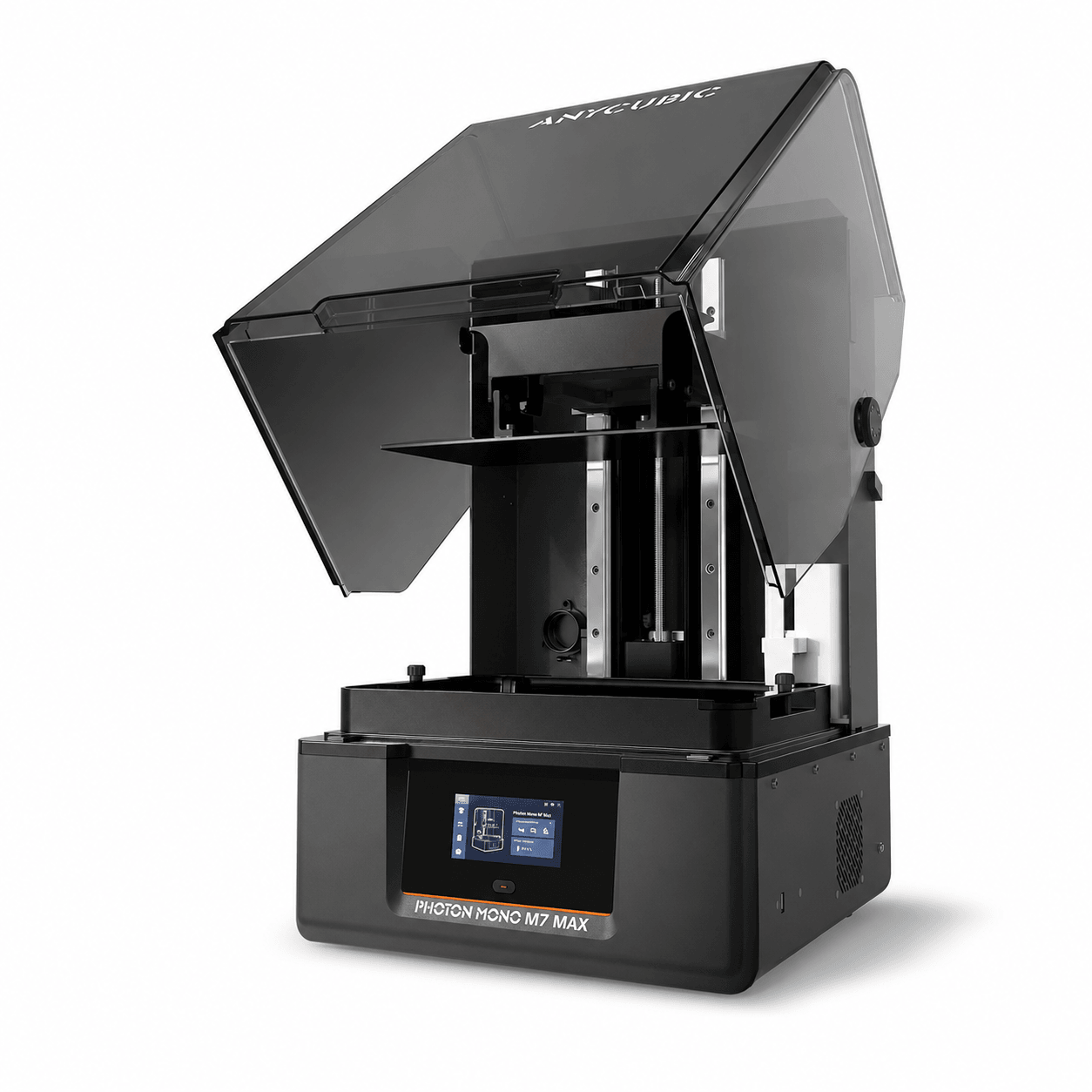 Anycubic Photon M7 Max без модели и наград, чистый вид в три четверти