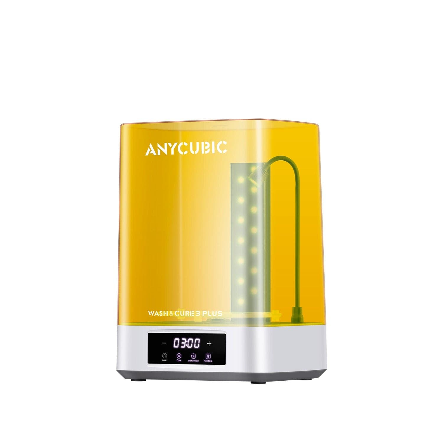 Anycubic Wash & Cure 3 Plus в режиме засветки