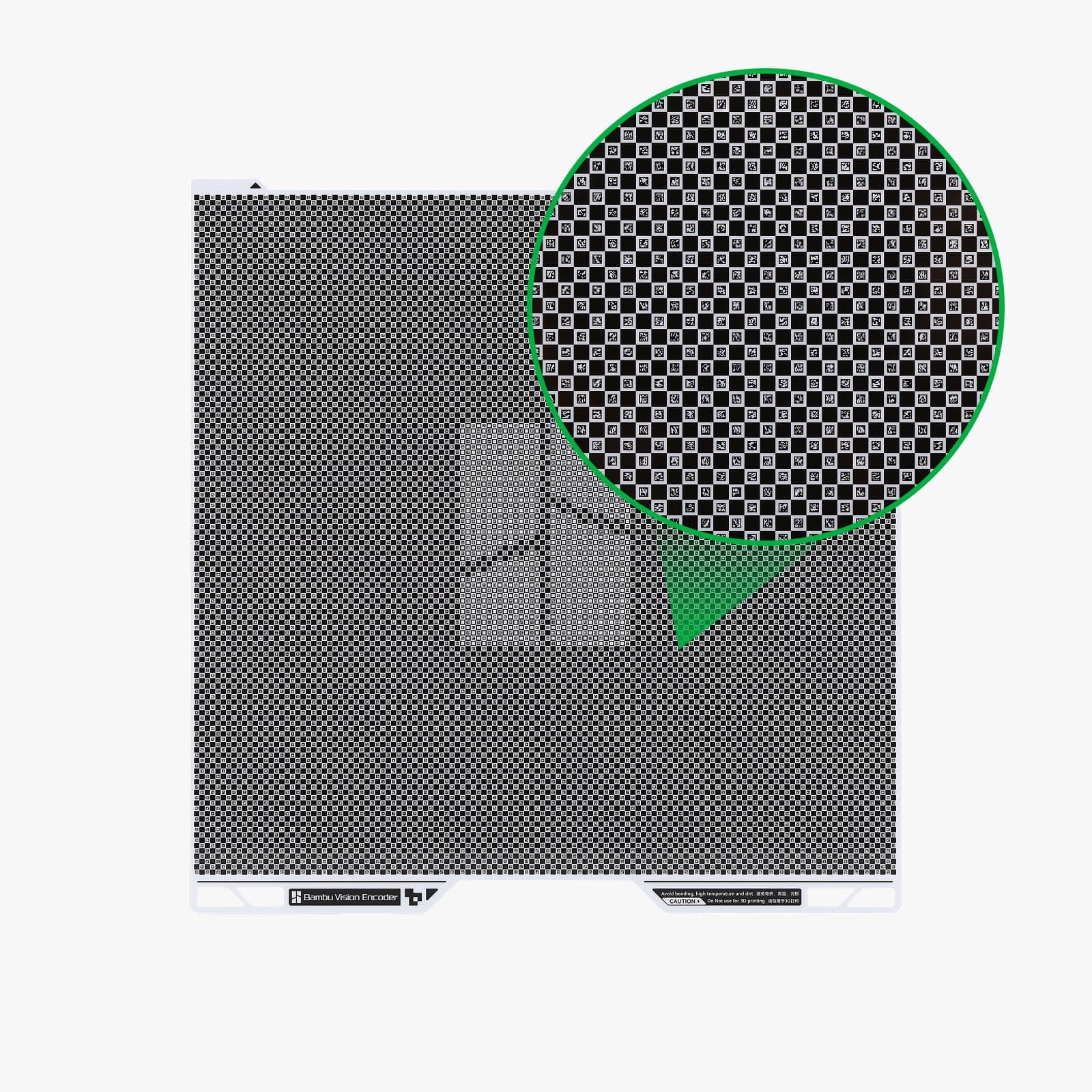 Vision Encoder Bambu Lab: матрица маркеров крупным планом