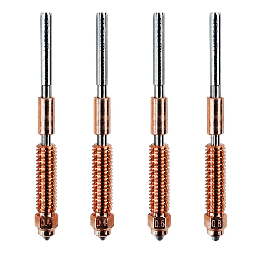 Сопла Creality K1/K1C 0.4 мм (латунь) — 5 шт