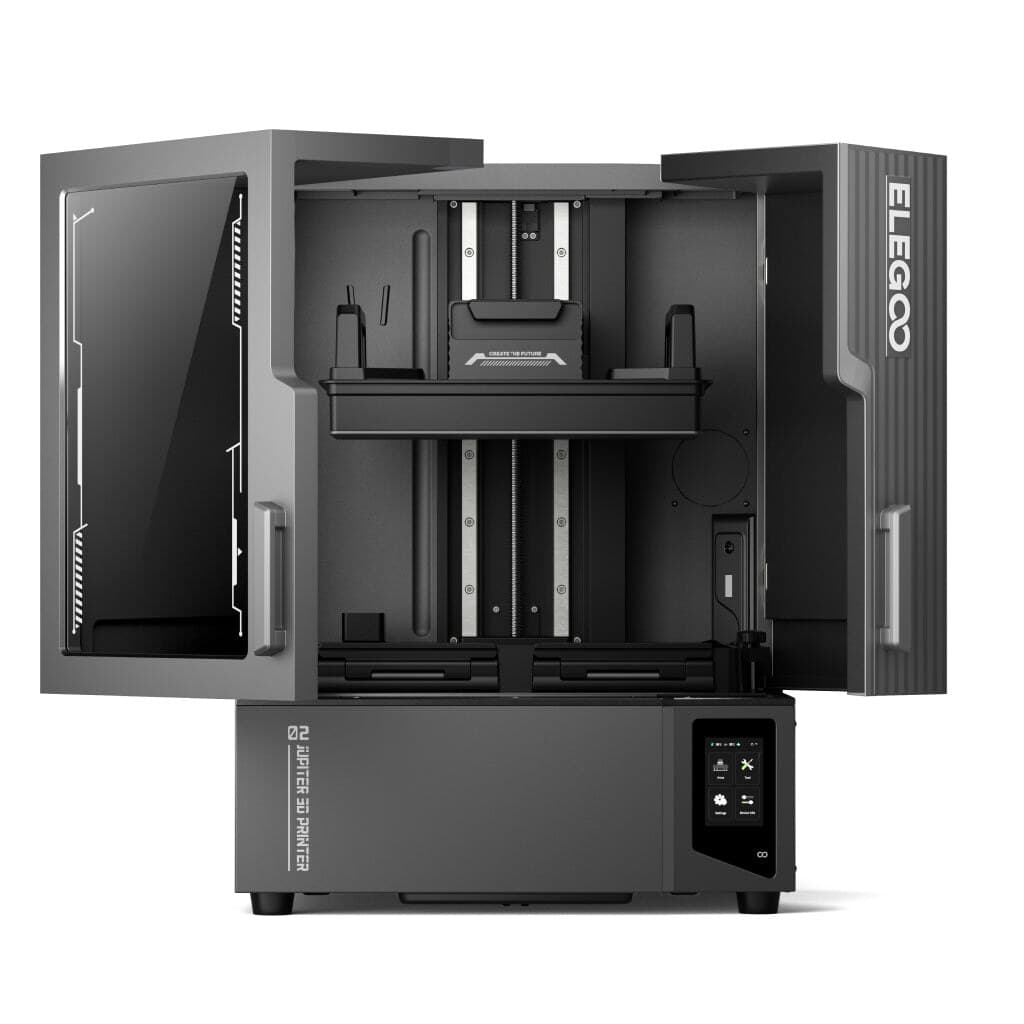 Elegoo Jupiter 2 с открытыми дверцами