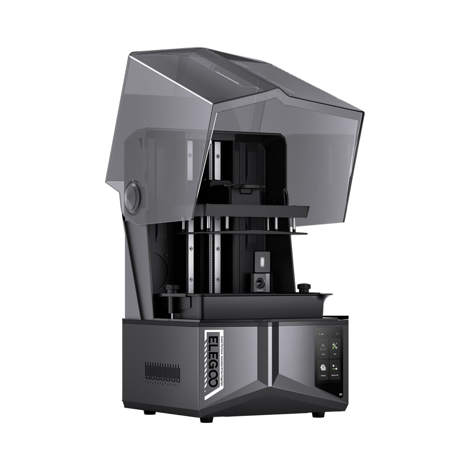 Elegoo Saturn 4 Ultra 16K с поднятой крышкой
