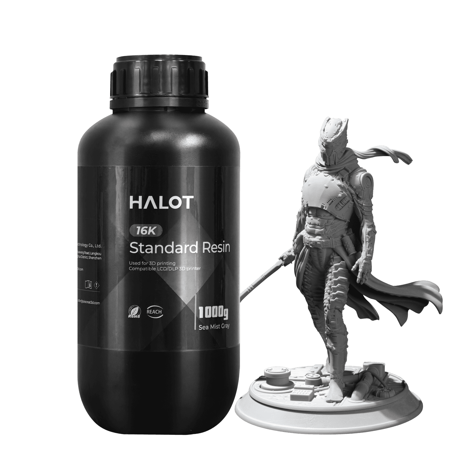 Фотополимерная смола Creality HALOT 16K Standard Sea Mist Gray, 1 кг