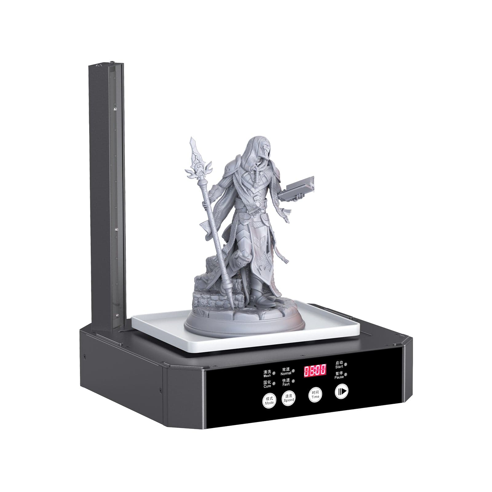 Creality UW-03, платформа для засветки с примером модели