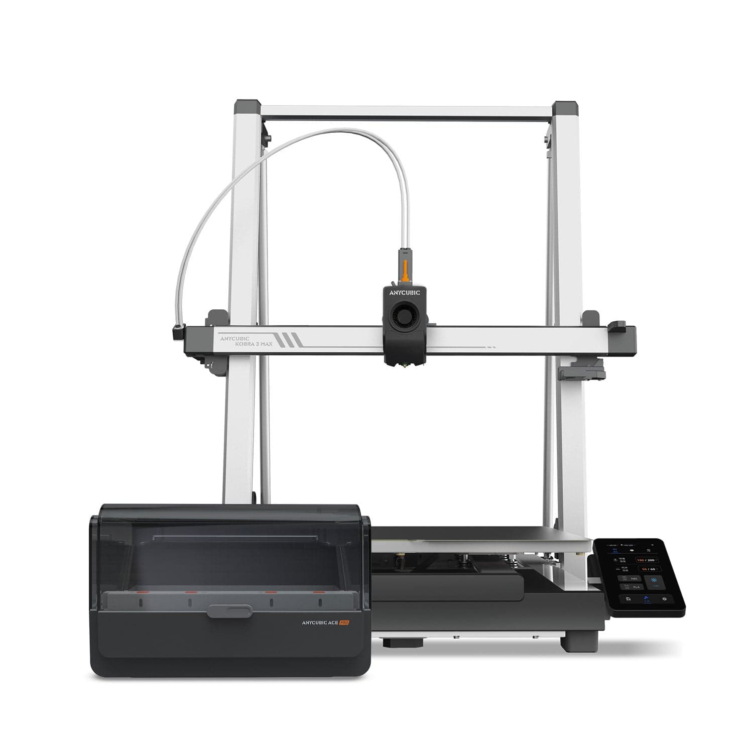 Anycubic Kobra 3 Max Combo с одним модулем ACE Pro, вид спереди
