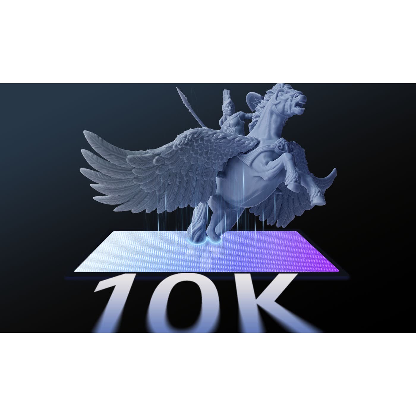 Anycubic Photon Mono 4: детализация 10K на официальном примере