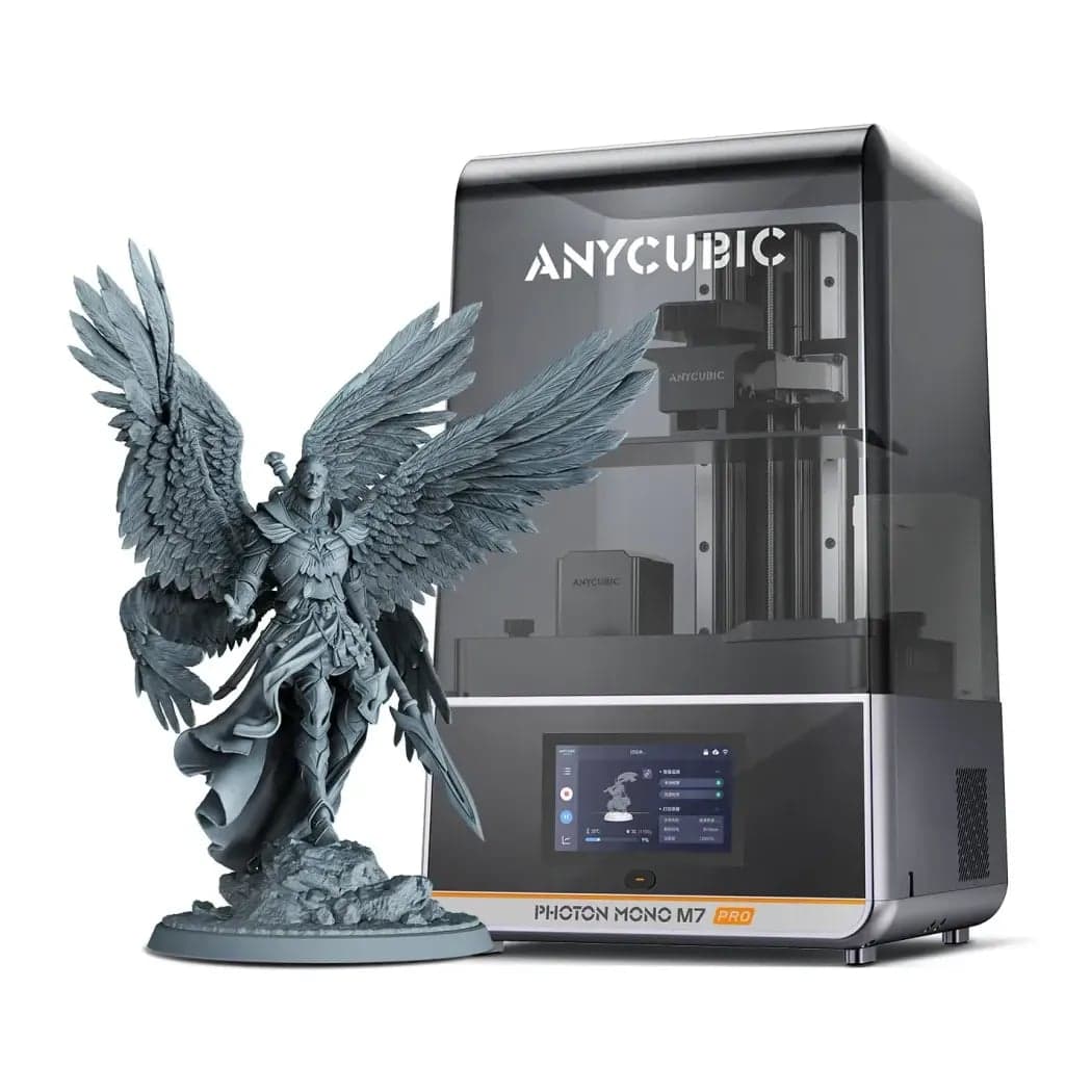 Anycubic Photon Mono M7 Pro с примером крупной фотополимерной печати